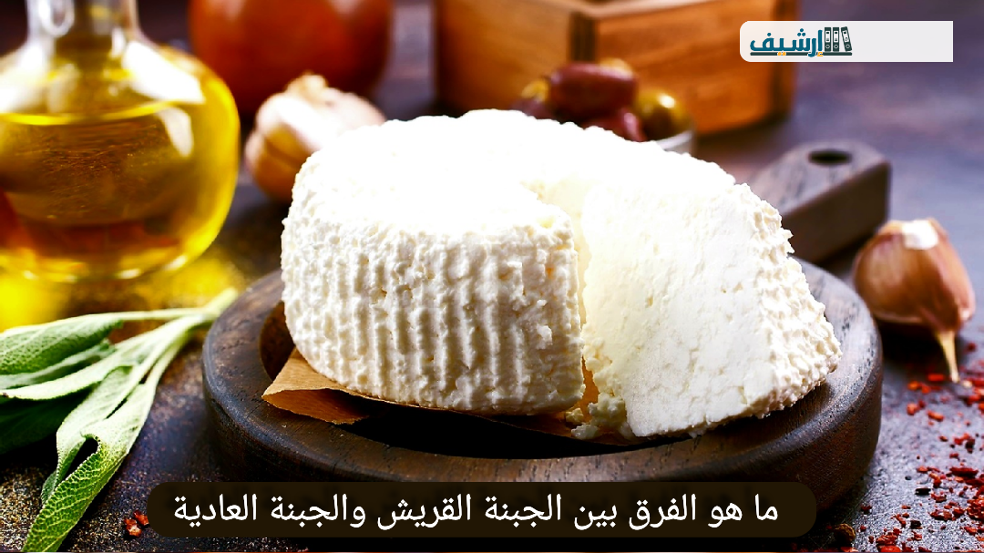 ما هو الفرق بين الجبنة القريش والجبنة العادية